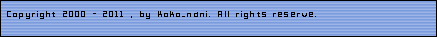 Koko_nani, all right reserve.